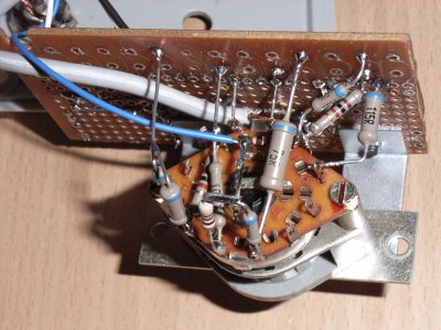 Detailansicht Schalterplatine