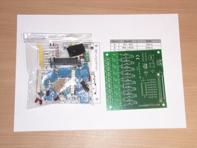 Bausatz ausgepackt